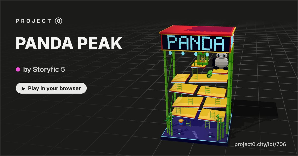 PANDA PEAK, a game by Storyfic 5 in Project 0