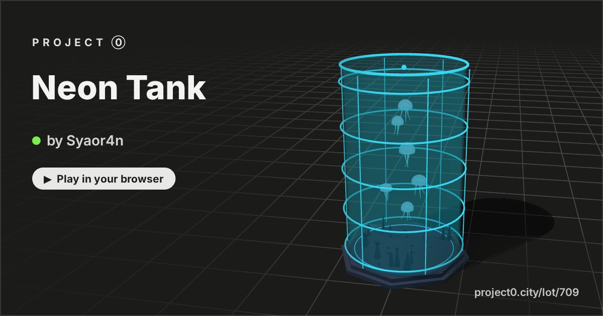Neon Tank, a game by Syaor4n in Project 0