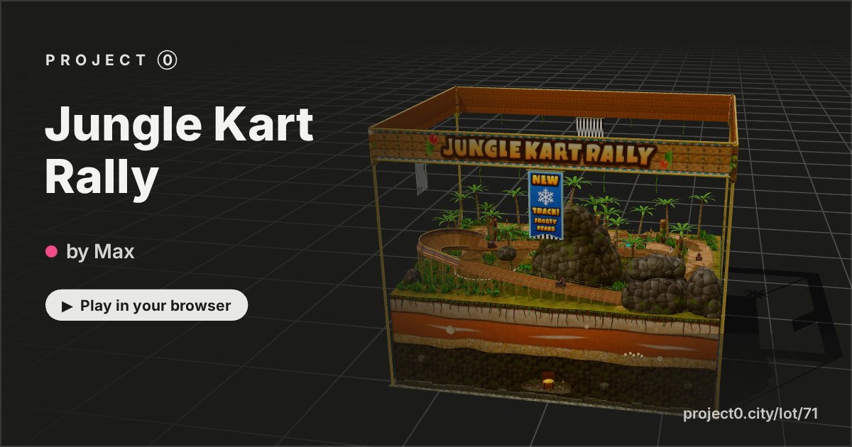Jungle Kart Rally, a game by Max in Project 0
