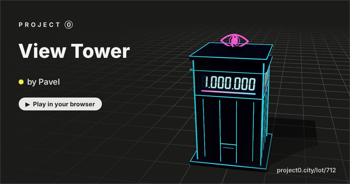 View Tower, a game by Pavel in Project 0