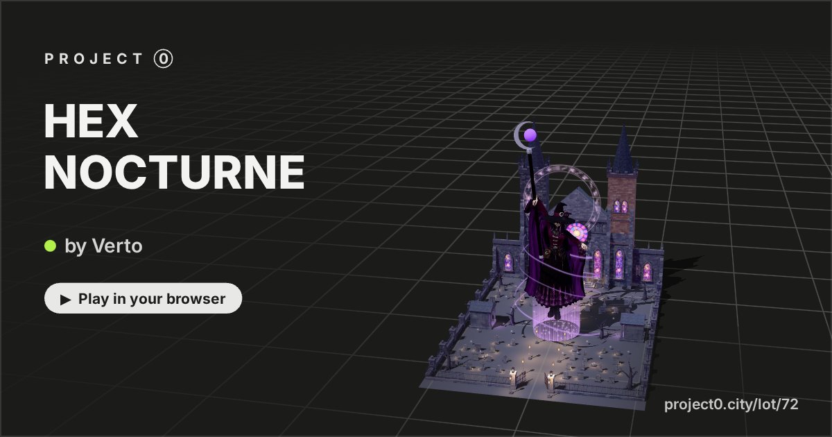 HEX NOCTURNE, a game by Verto in Project 0