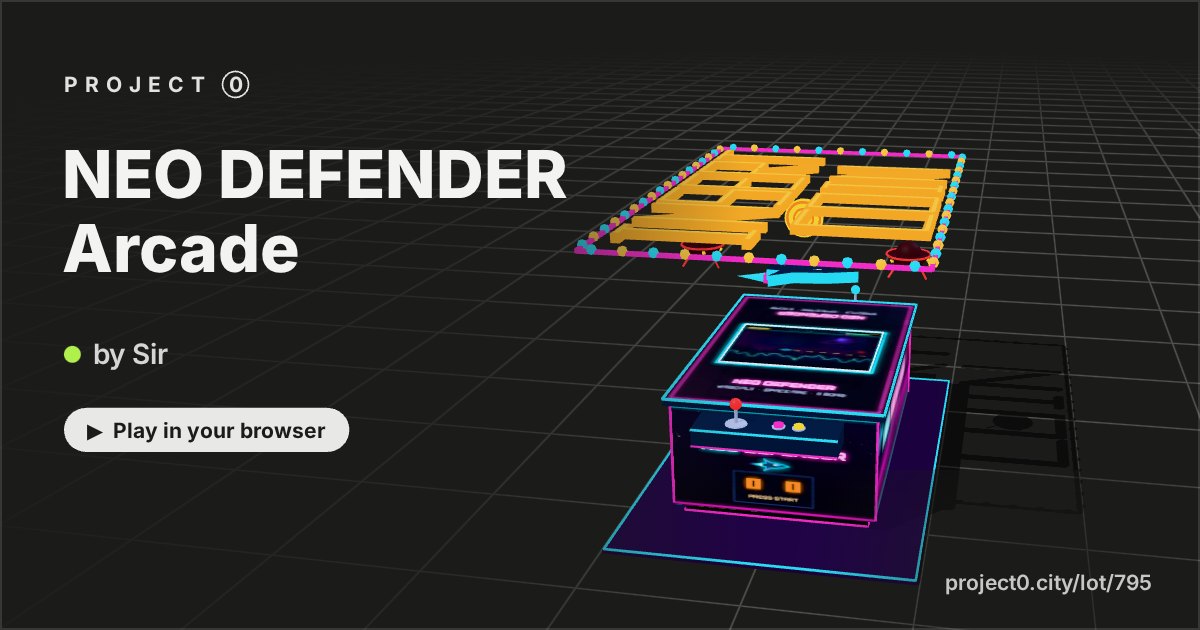 NEO DEFENDER Arcade, a game by Sir in Project 0