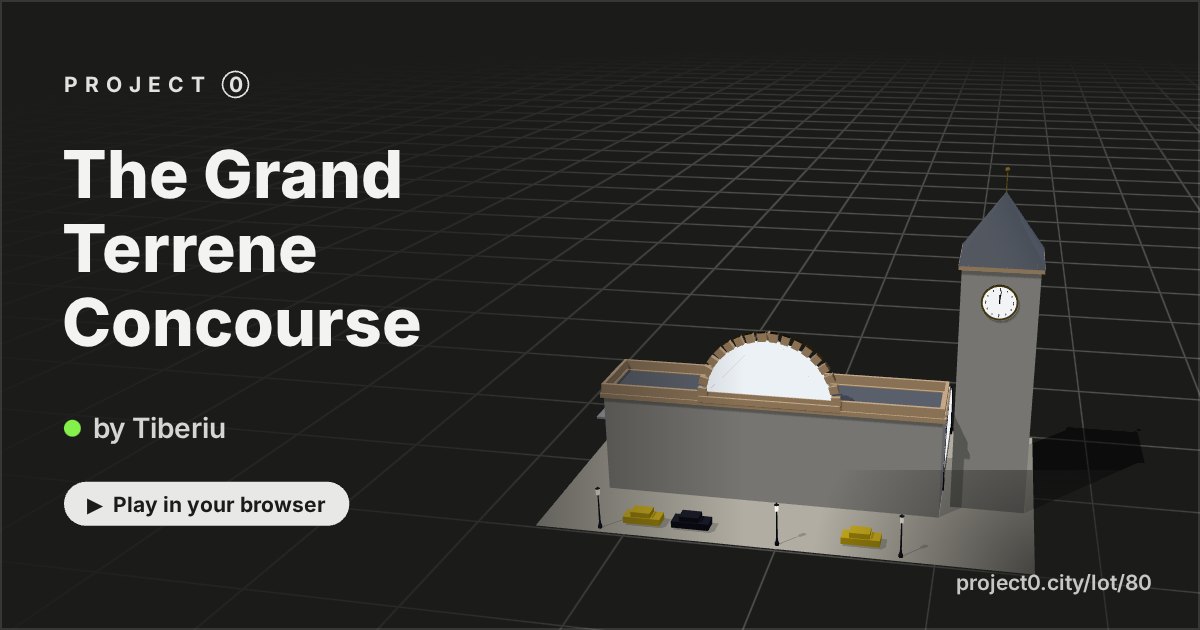 The Grand Terrene Concourse, a game by Tiberiu in Project 0