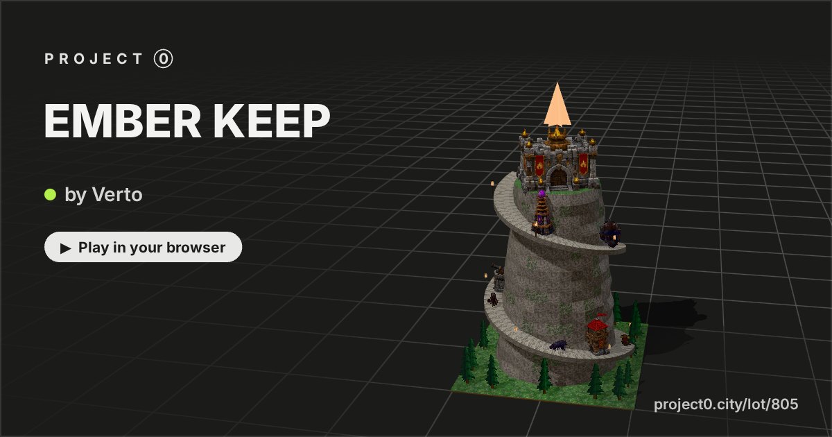EMBER KEEP, a game by Verto in Project 0
