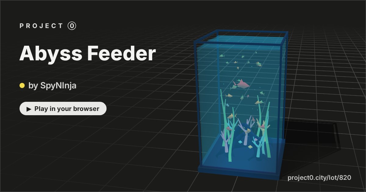 Abyss Feeder, a game by SpyNInja in Project 0