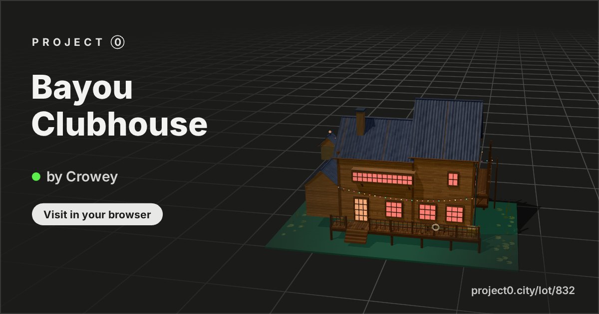 Ape #6325 Clubhouse, a build by Crowey in Project 0