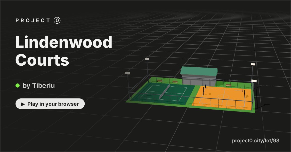 Lindenwood Courts, a game by Tiberiu in Project 0