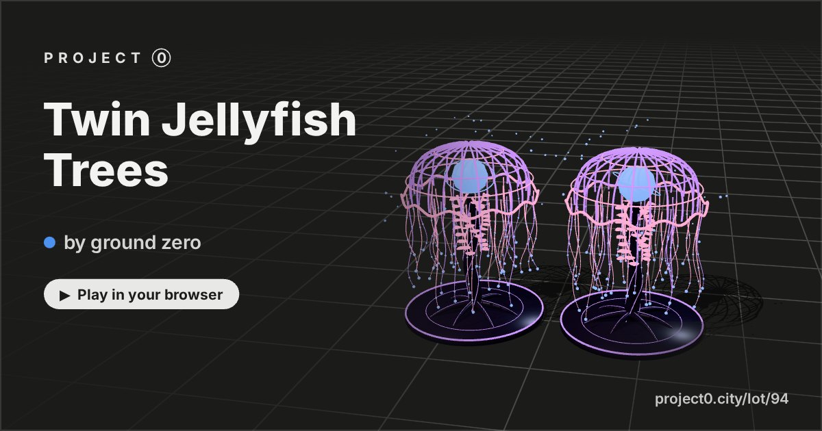 Twin Jellyfish Trees, a game by ground zero in Project 0