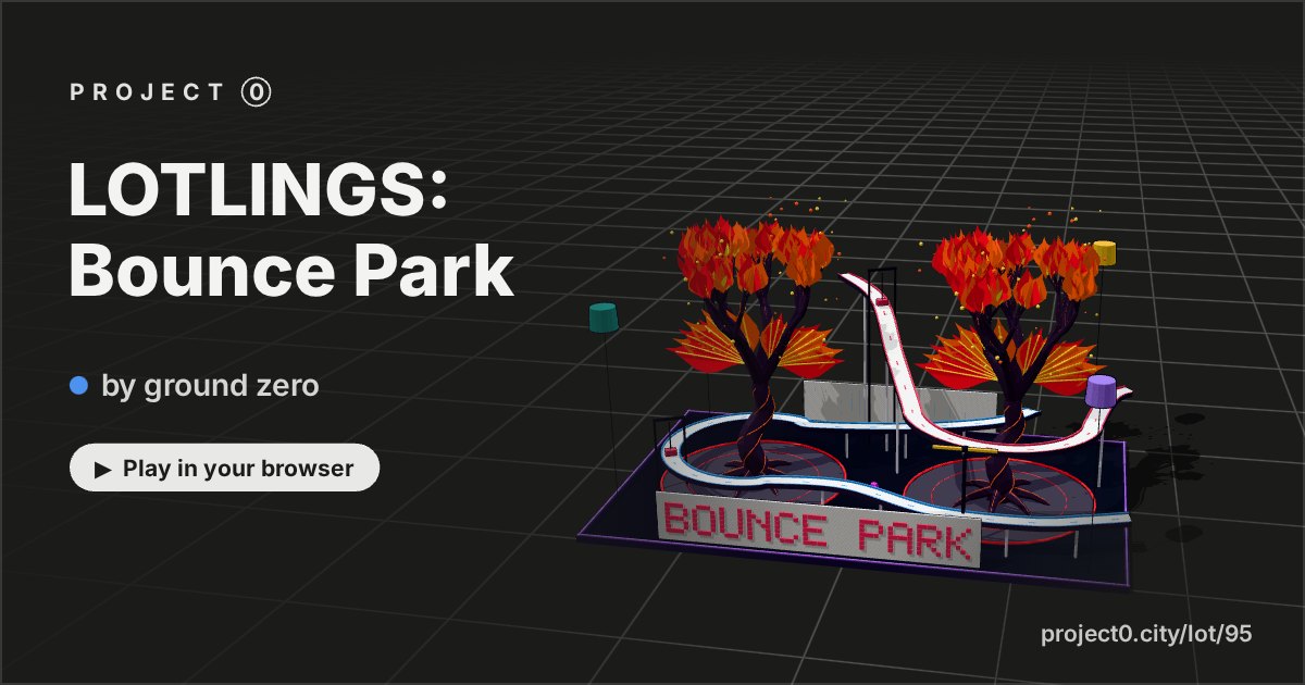 LOTLINGS: Bounce Park, a game by ground zero in Project 0