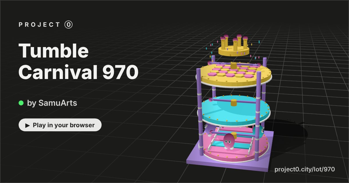 Tumble Carnival 970, a game by SamuArts in Project 0