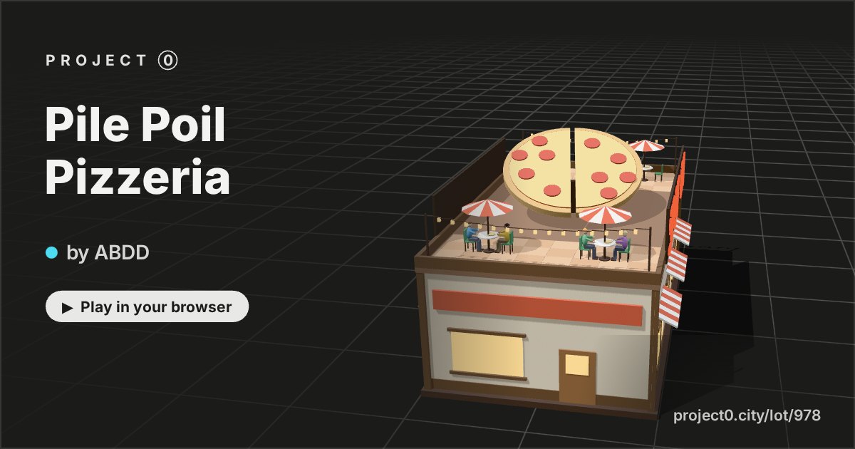 Pile Poil Pizzeria, a game by ABDD in Project 0