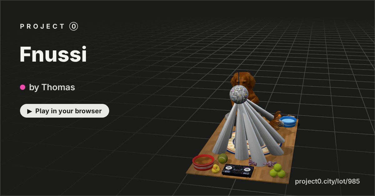 Fnussi, a game by Thomas in Project 0