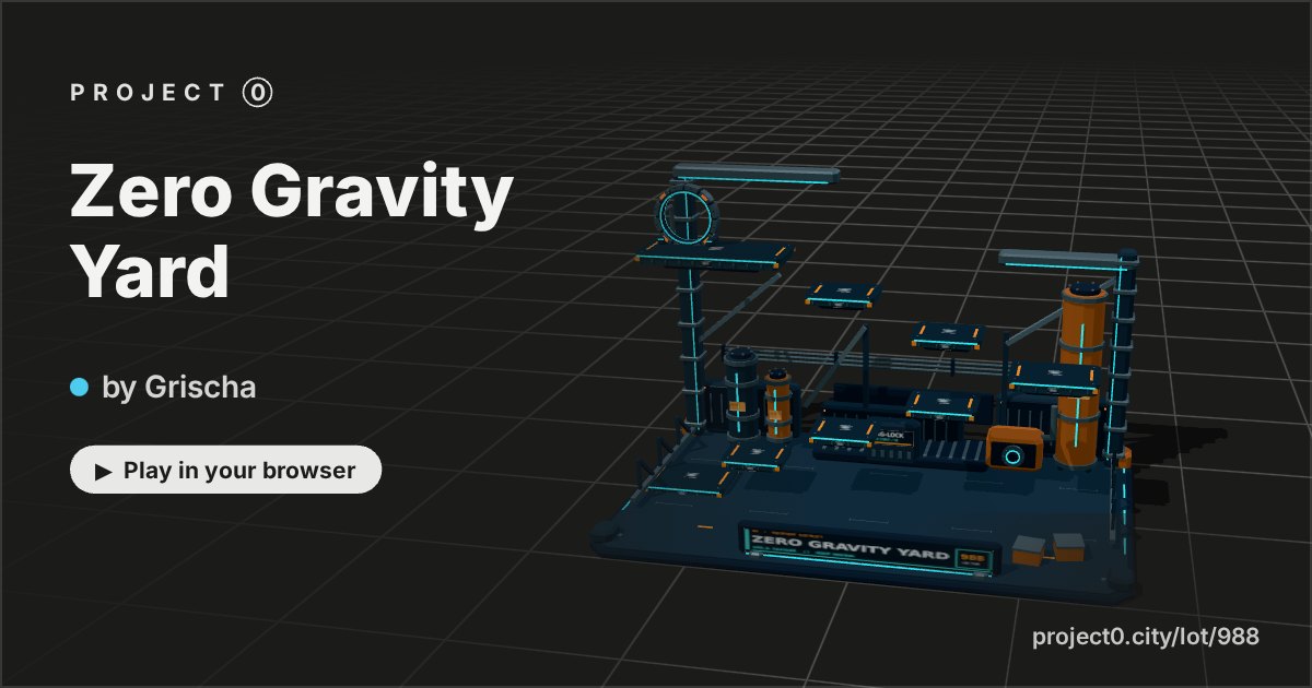 Zero Gravity Yard, a game by Grischa in Project 0